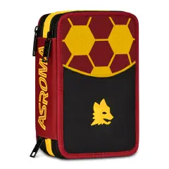 Astuccio 3 Zip Roma Lupetto School Completo 45 Pezz