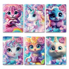 Sj Gang Animali Girl Quaderno A4 Maxi 96/100 Rigatura A