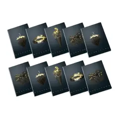 Quaderno Maxi Pigna Monocromo Gold - 72 Pagine - Rigatura 1R