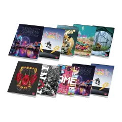 Quaderno Maxi Pigna Per Ragazzi Fantasie Assortite 80gr Rigatura 5M