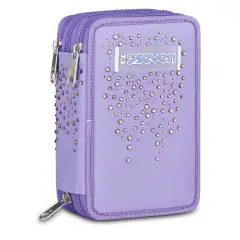 Astuccio Seven 3 Zip Glitzycute Completo 45 Pezzi Variante 3e2