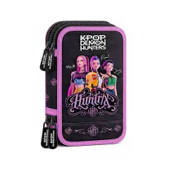 K Pop Demon Hunters Negra Astuccio 3 Zip
