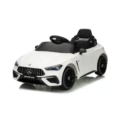 Auto Elettrica Per Bambini Mercedes Cle Benz Bianca