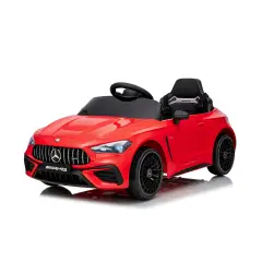 Auto Elettrica Per Bambini Mercedes Cle Benz Rossa