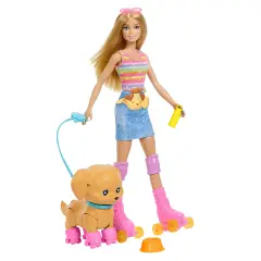 Barbie e Cucciolo Sui Pattini JMJ44