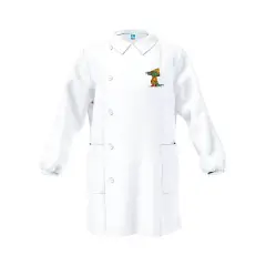 Grembiule Bambino Asilo Coccodrillo Bianco 4 Anni