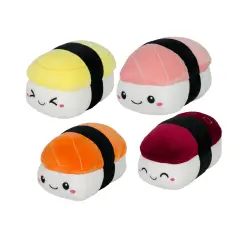 Peluche Sushi Nigiri 20cm - 4 Fantasie Assortite