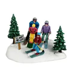 Lemax Family Ski Day 63822 – Famiglia sugli Sci Vail Village in Resina