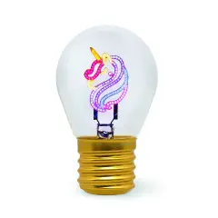 Legami - Bulb Fiction Lampada Da Tavolo A Forma Di Lampadina Unicorno