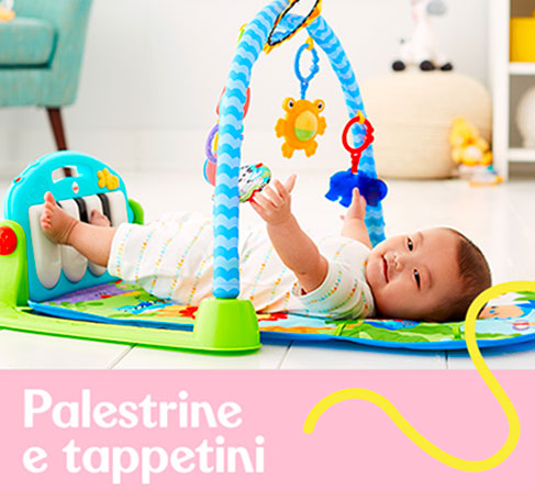 palestrine e tappetini fisher price