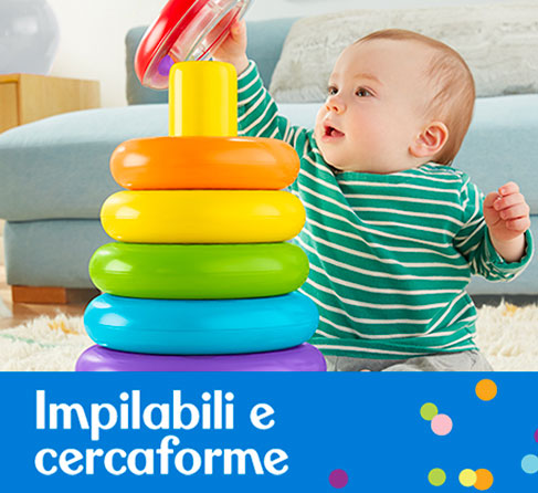 impilabili e cerca forme fisher price